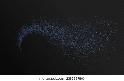  Druckluft-VektorpNG. Spray Wasser, Luft, Staub, Medizin. Schneller Fluss von Luft, Staub und Wasser. Imitationsspray, Aerosoldose, Flasche, Durchstechflasche.