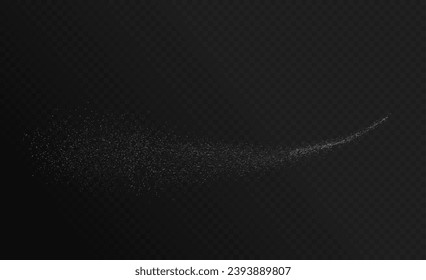  Druckluft-VektorpNG. Spray Wasser, Luft, Staub, Medizin. Schneller Fluss von Luft, Staub und Wasser. Imitationsspray, Aerosoldose, Flasche, Durchstechflasche.