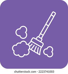 Dusting vector icon. Can be used for printing, mobile and web applications.
