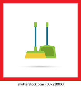 Dustpan and broom