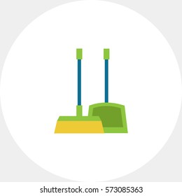 Dustpan and broom