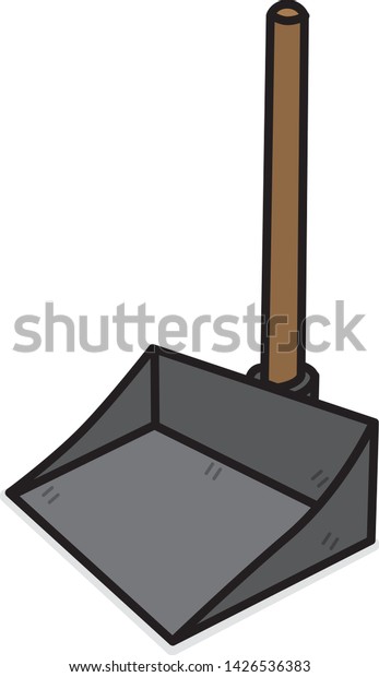 Dustpan Cartoon Vector Illustration Isolated On Stock Vector (Royalty ...