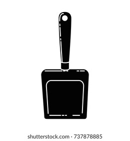 dustpan clean isolated icon