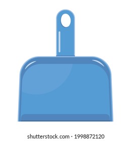 Dustpan para recolección y limpieza de basuras, ilustraciones de vectores aisladas de color