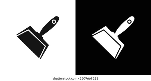 Dustpan-Symbol Umriss eines flachen Vektorsatzes