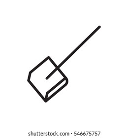 dustpan icon illustration isolated vector sign symbol