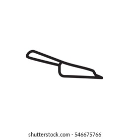 dustpan icon illustration isolated vector sign symbol