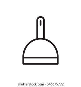 dustpan icon illustration isolated vector sign symbol