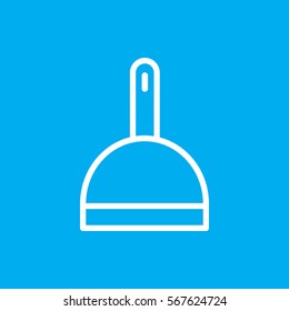 dustpan icon illustration isolated vector sign symbol