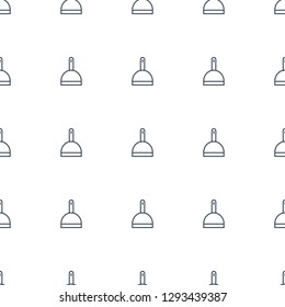 dustpan icon pattern seamless white background. Editable outline dustpan icon. dustpan icon pattern for web and mobile.