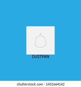 dustpan icon sign signifier vector