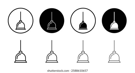 Dustpan icon Simple outline vector logo