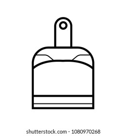 dustpan icon vector