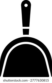 Dustpan Icon Vector Illustration Isolated on White Background