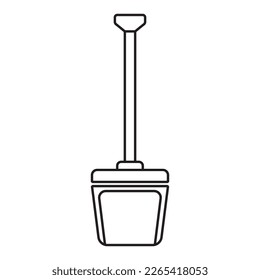 dustpan icon vector illustration logo design
