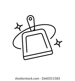 Papierkorb-Symbol auf weißem Hintergrund, Vektorgrafik