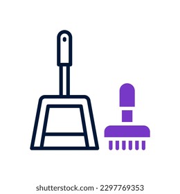 icono de dustpan para tu diseño de sitio web, logotipo, aplicación, interfaz de usuario.