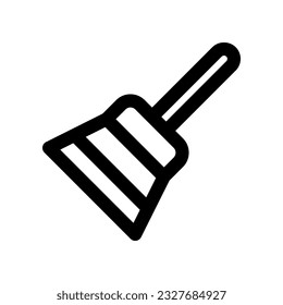 icono de dustpan para tu sitio web, móvil, presentación y diseño de logotipo.