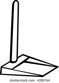 dustpan with long handle