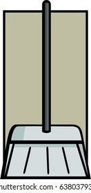 dustpan with long handle