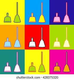 Dustpan vector icon