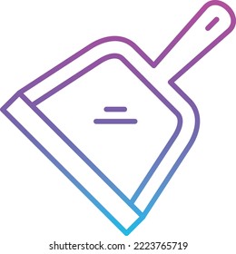 Dustpan vector icon. Can be used for printing, mobile and web applications.