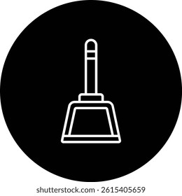 Dustpan vector icon. Can be used for printing, mobile and web applications.
