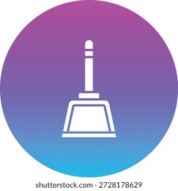 Icono de Vector Dustpan. Se puede utilizar para aplicaciones de impresión, móviles y de Web.