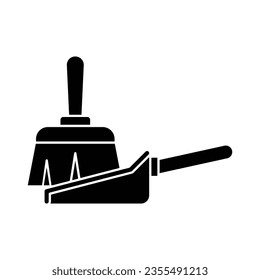 Dustpan vector icon. isolated on white background. vector illustration
