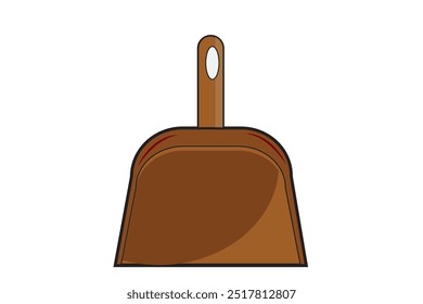 Dustpan vector illustration graphics for web and app design, marketing, advertising, branding, and print or digital media mockups.