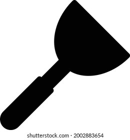 dustpan with white background.Equipment of  domestic clean to house .symbol of hygiene.glyph flat icon. 