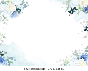 Polvorienta rosa azul 