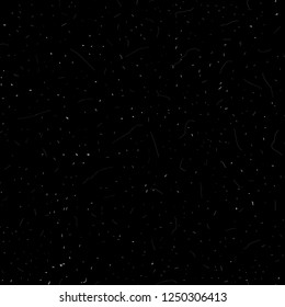 Dusty, grainy seamless texture, effect. White dots and scratches.