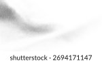 Dusty halftone gradient from black to white with abstract grain structure. Soft monochrome texture with photocopy noise and blurred stipple effect. Vector illustration