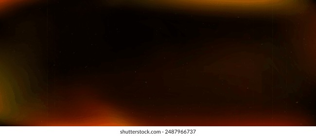Dusty light leak background. Retro film flare effect overlay. Old grainy vintage photo filter template. Exposed photography wallpaper. Abstract blurry saturated flare spots textured backdrop. Vector