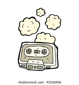 dusty old tape cartoon