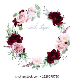 Download Burgundy Flower Wreath Images Stock Photos Vectors Shutterstock