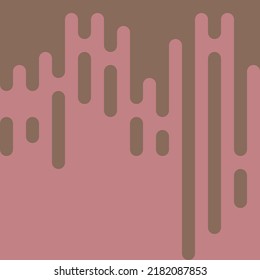 Dusty Rose color Abstract Rounded Color Lines halftone transition background illustration