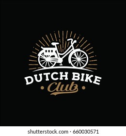 Dutch Bike Logo Vintage