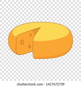 Icono de queso holandés. Icono del vector del queso para el diseño web