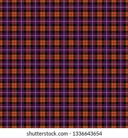 Dutch District Tartan. Seamless pattern for tartan of Netherlands for fabric, kilts, skirts, plaids. Frequent, small weaving. 