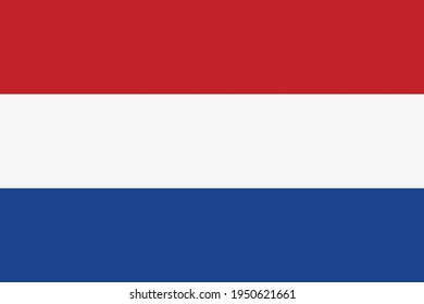 Dutch flag vector icon. The flag of the Netherlands.