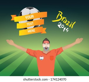 Dutch football fan 