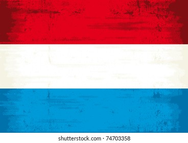 Dutch grunge flag A dutch grunge flag with a texture