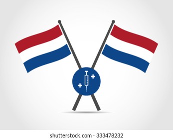 Dutch Holland Flag Emblem Medicine