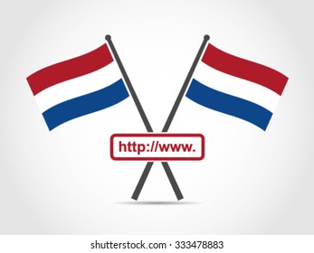 Dutch Holland Flag Emblem Website Address