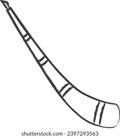 Dutch Midwinter Horn hand drawn vector illustration