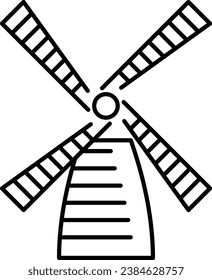 Dutch Style Windmill Wind Power Turbine