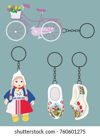 Dutch symbols keychains