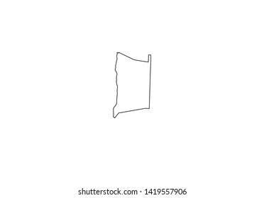Dutchess county outline map New York region